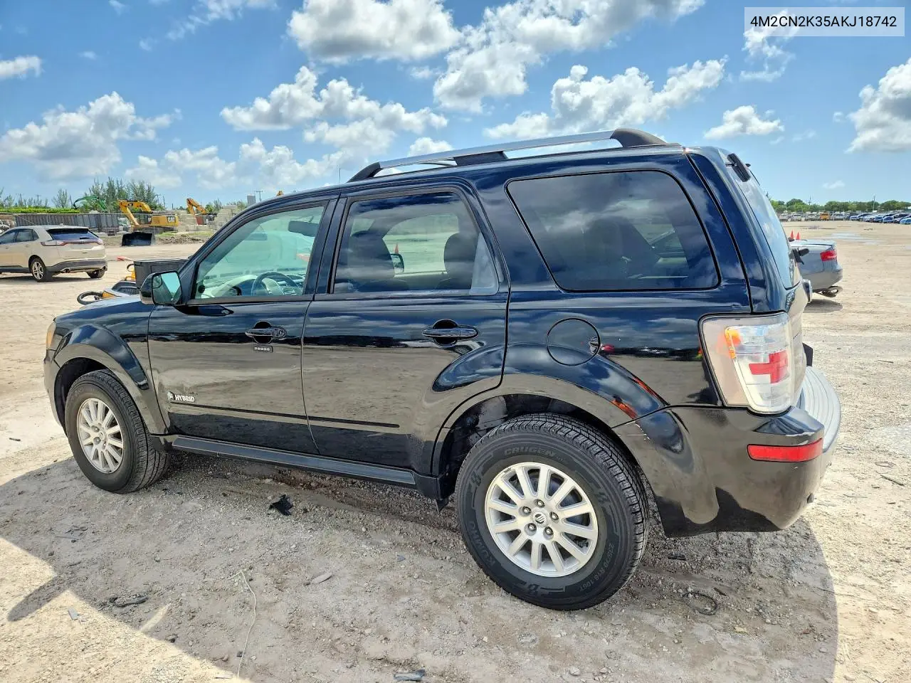 2010 Mercury Mariner Hybrid VIN: 4M2CN2K35AKJ18742 Lot: 85612405
