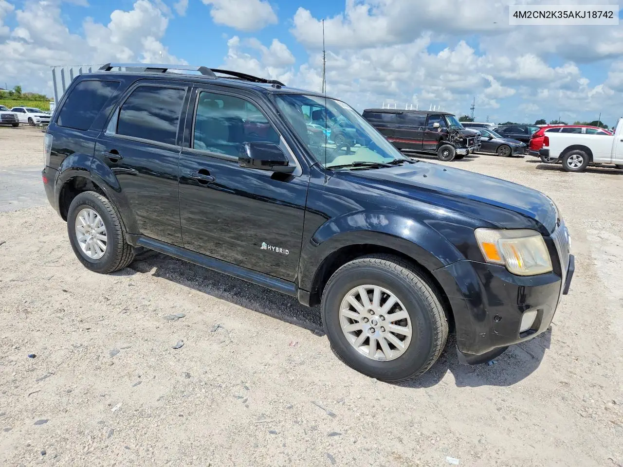 2010 Mercury Mariner Hybrid VIN: 4M2CN2K35AKJ18742 Lot: 85612405