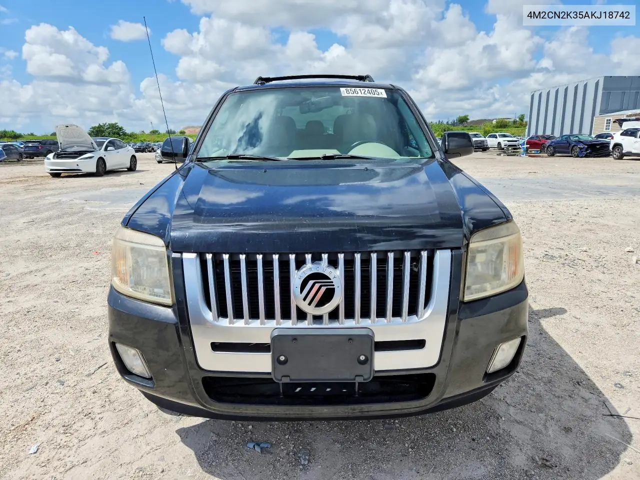 2010 Mercury Mariner Hybrid VIN: 4M2CN2K35AKJ18742 Lot: 85612405