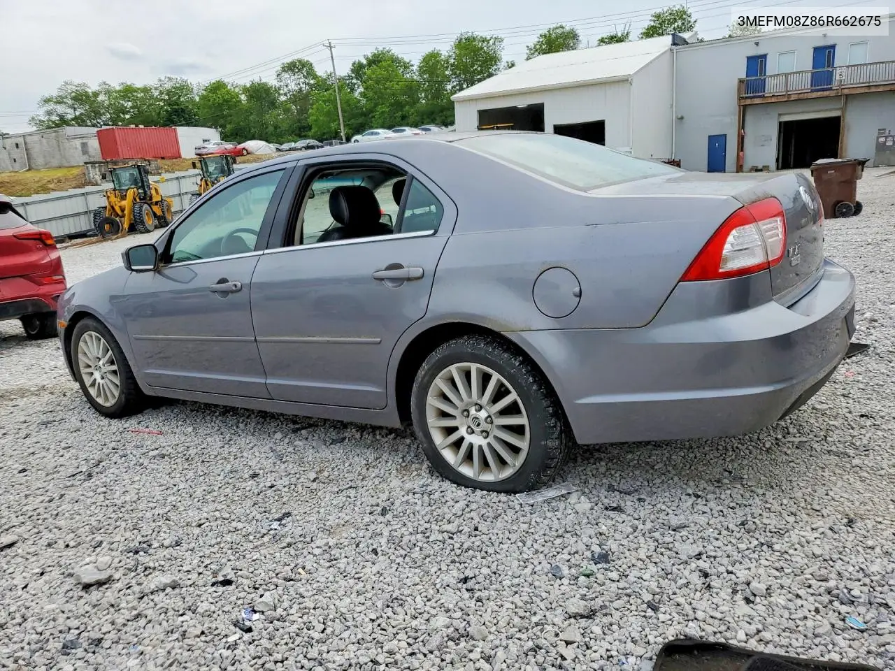 2006 Mercury Milan Premier VIN: 3MEFM08Z86R662675 Lot: 53086376