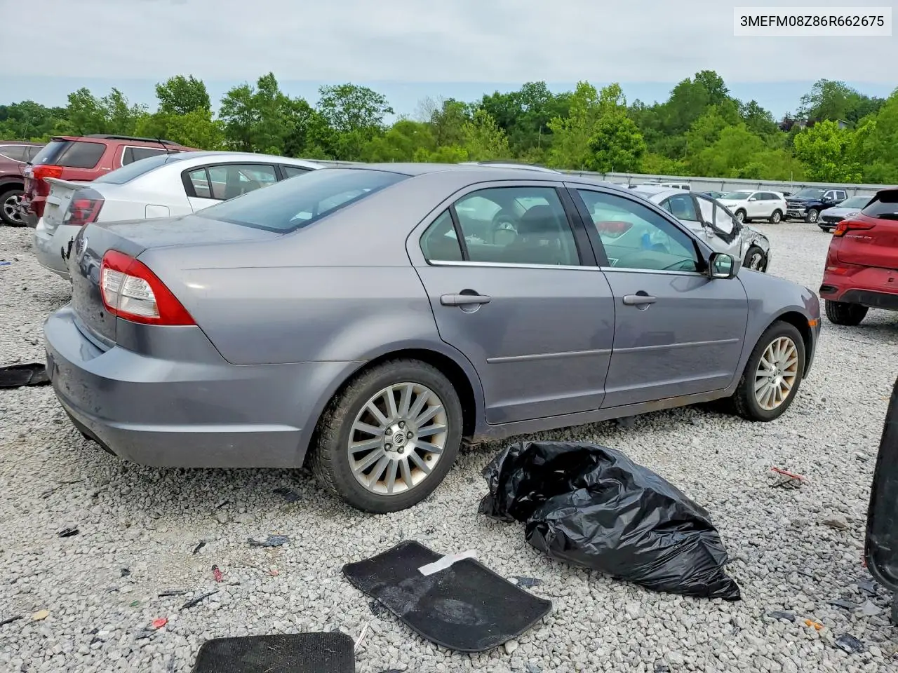 2006 Mercury Milan Premier VIN: 3MEFM08Z86R662675 Lot: 53086376
