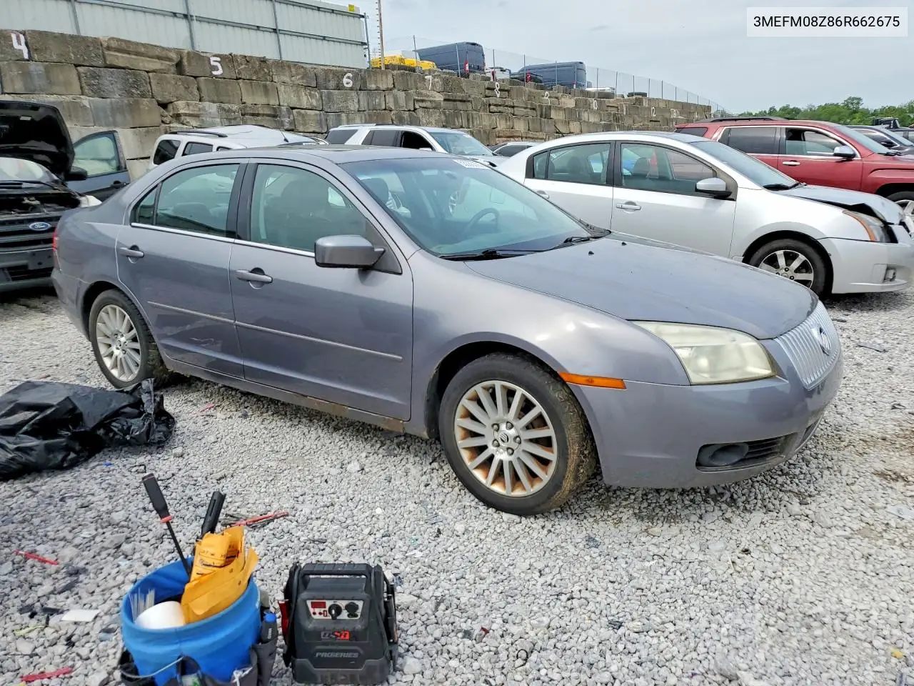 2006 Mercury Milan Premier VIN: 3MEFM08Z86R662675 Lot: 53086376