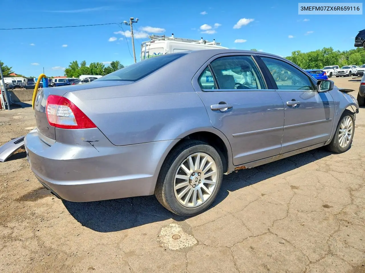 2006 Mercury Milan VIN: 3MEFM07ZX6R659116 Lot: 56808026