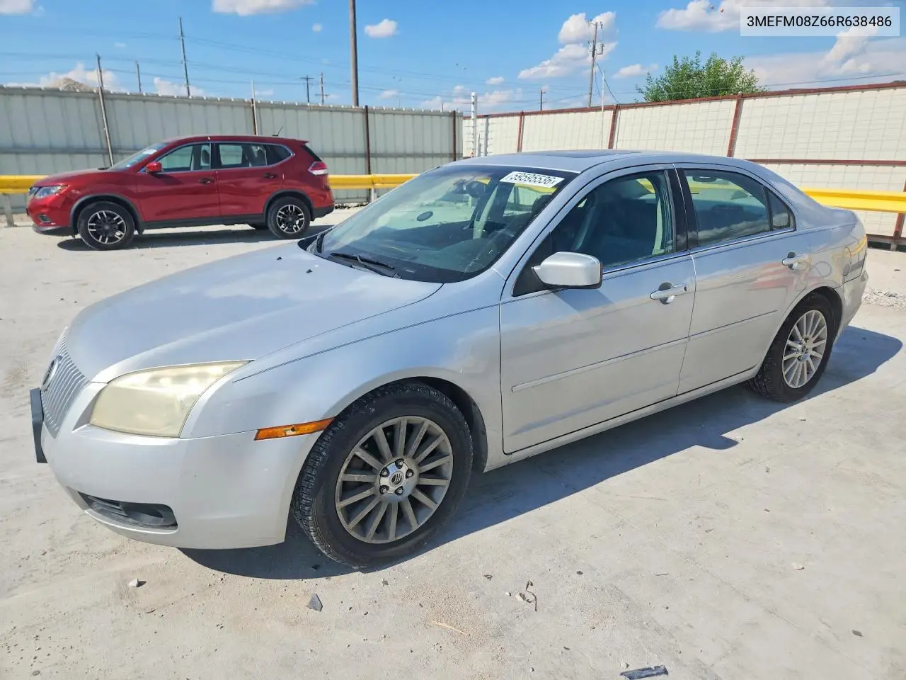 2006 Mercury Milan Premier VIN: 3MEFM08Z66R638486 Lot: 59595536