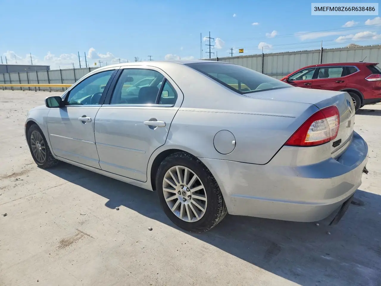 2006 Mercury Milan Premier VIN: 3MEFM08Z66R638486 Lot: 59595536