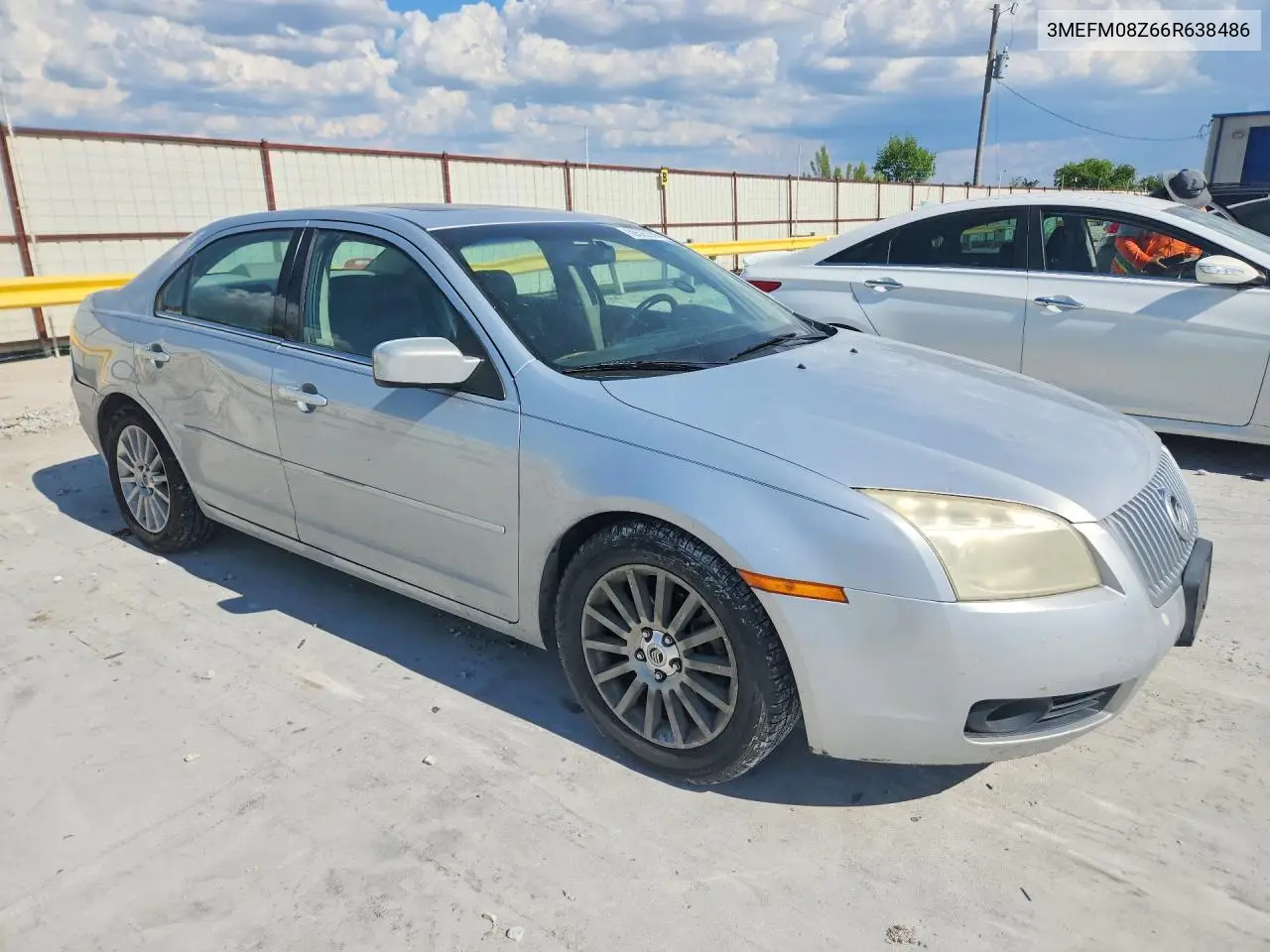 2006 Mercury Milan Premier VIN: 3MEFM08Z66R638486 Lot: 59595536