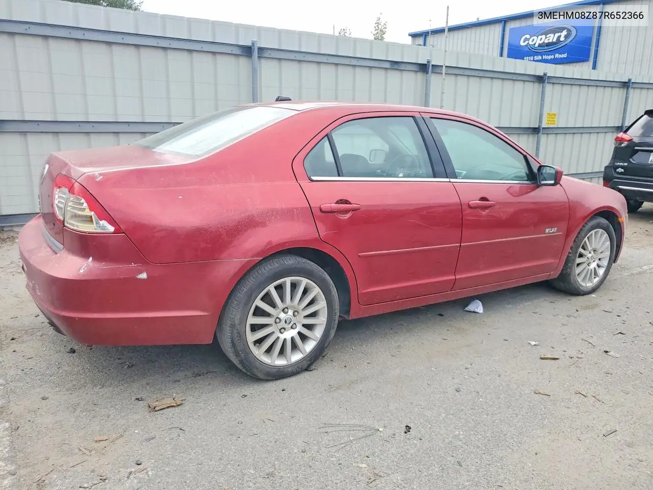 2007 Mercury Milan Premier VIN: 3MEHM08Z87R652366 Lot: 53959746