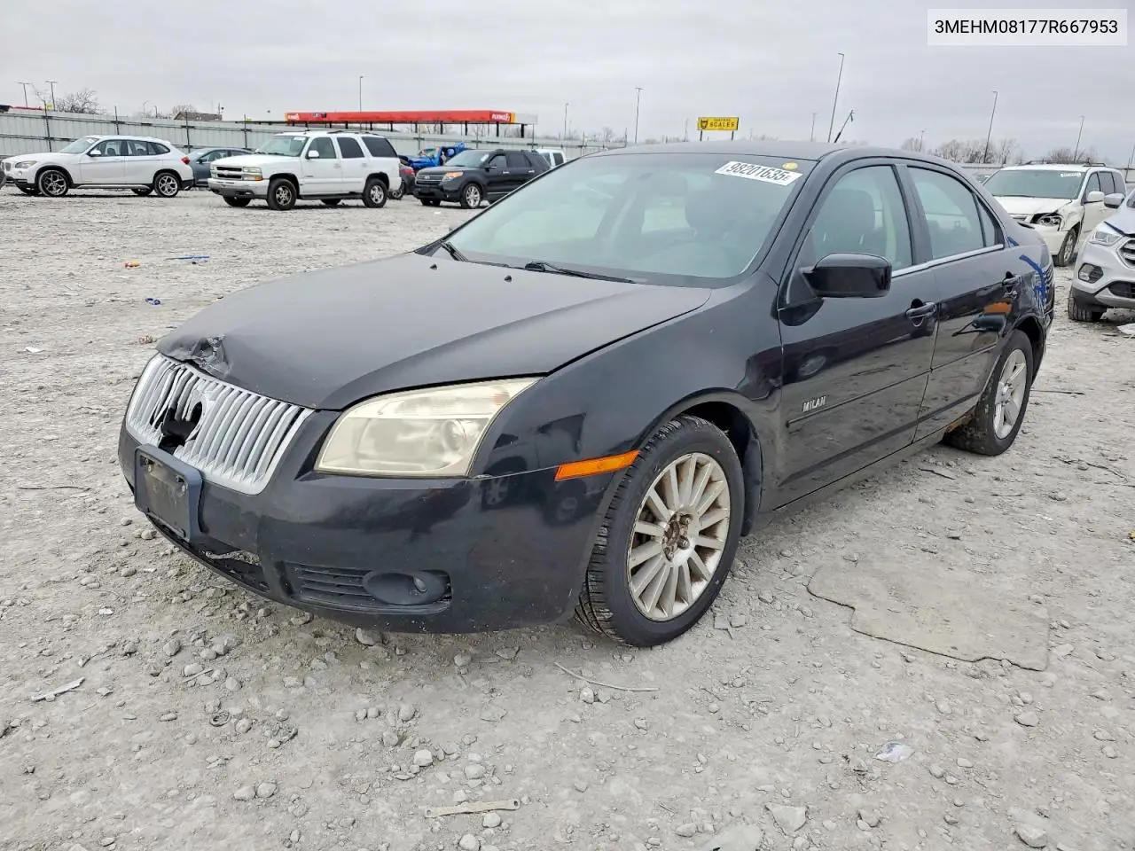2007 Mercury Milan Premier VIN: 3MEHM08177R667953 Lot: 54244506