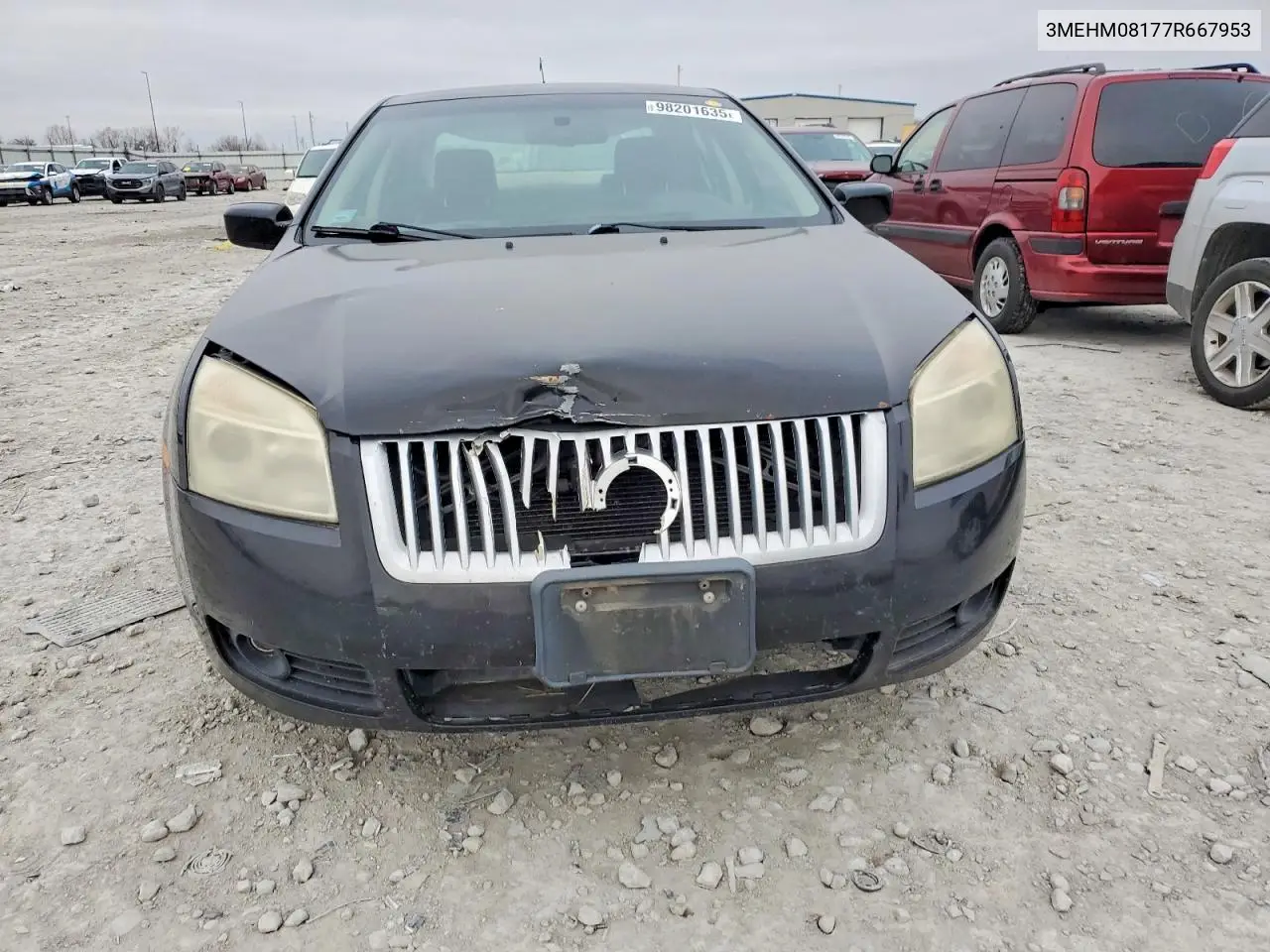 2007 Mercury Milan Premier VIN: 3MEHM08177R667953 Lot: 54244506
