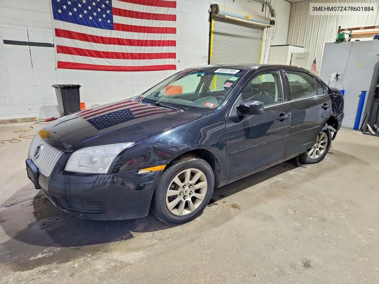2007 Mercury Milan VIN: 3MEHM07Z47R601884 Lot: 59551706