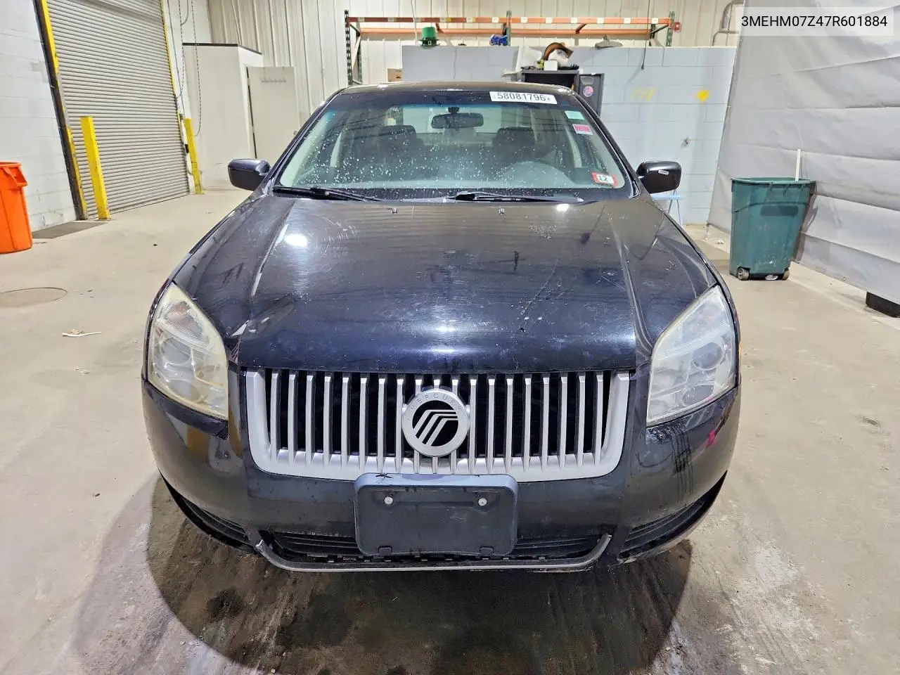 2007 Mercury Milan VIN: 3MEHM07Z47R601884 Lot: 59551706