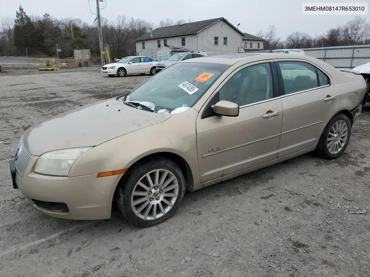 2007 Mercury Milan Premier VIN: 3MEHM08147R653010 Lot: 76548035