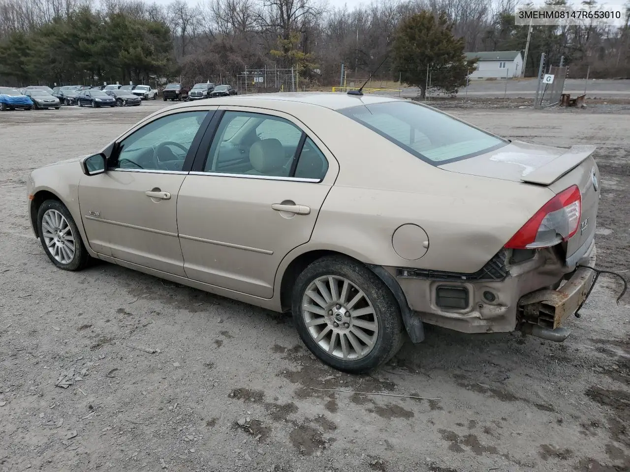 2007 Mercury Milan Premier VIN: 3MEHM08147R653010 Lot: 76548035