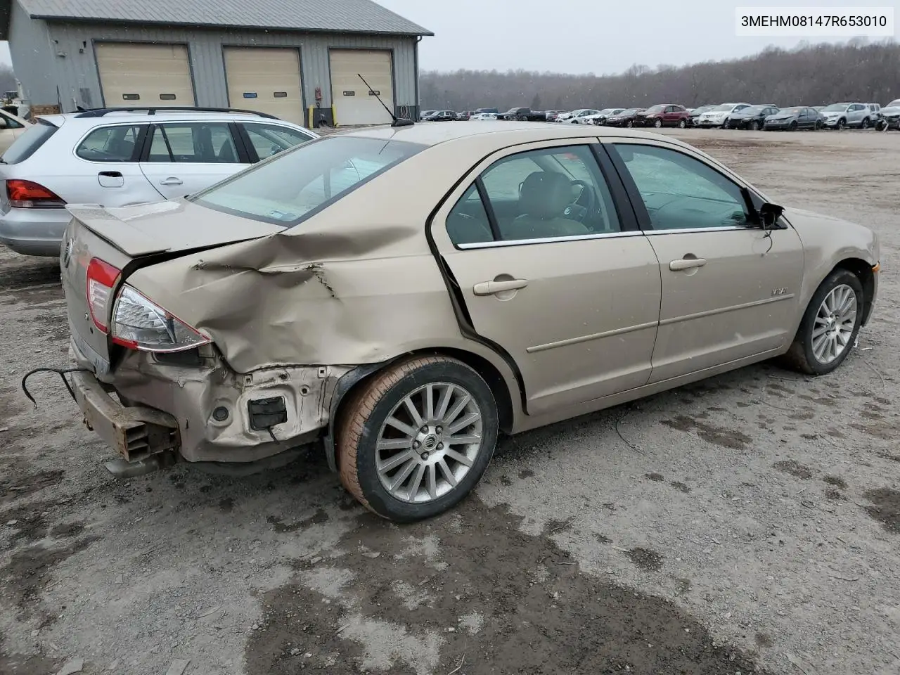 2007 Mercury Milan Premier VIN: 3MEHM08147R653010 Lot: 76548035
