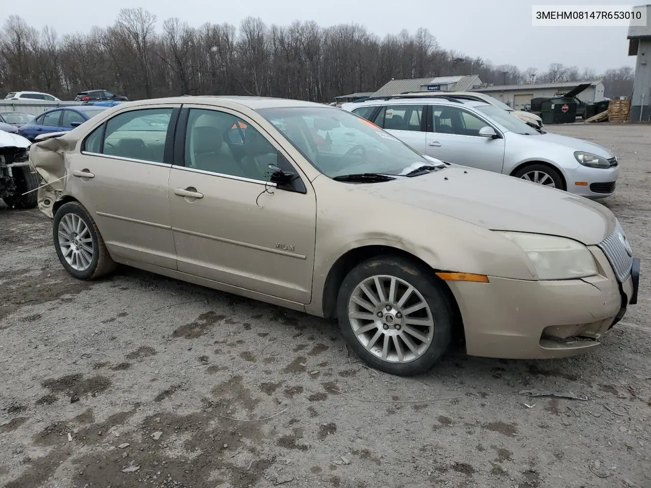 2007 Mercury Milan Premier VIN: 3MEHM08147R653010 Lot: 76548035