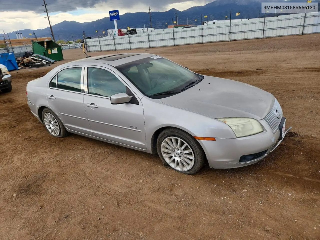 2008 Mercury Milan Premier VIN: 3MEHM08158R656130 Lot: 49221436