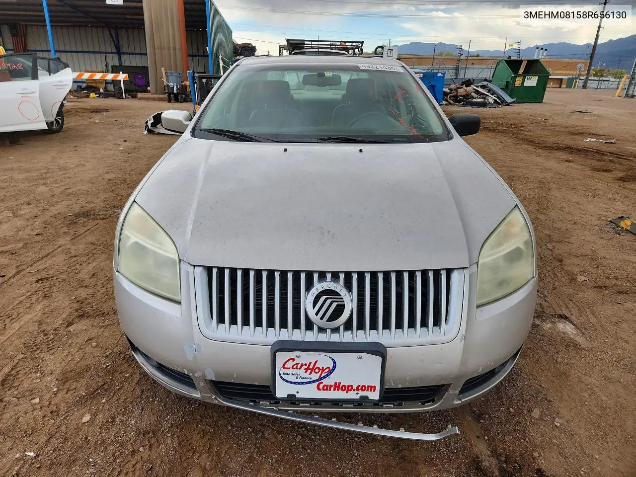 2008 Mercury Milan Premier VIN: 3MEHM08158R656130 Lot: 49221436