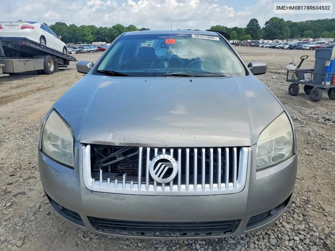 2008 Mercury Milan Premier VIN: 3MEHM08178R604532 Lot: 56257806