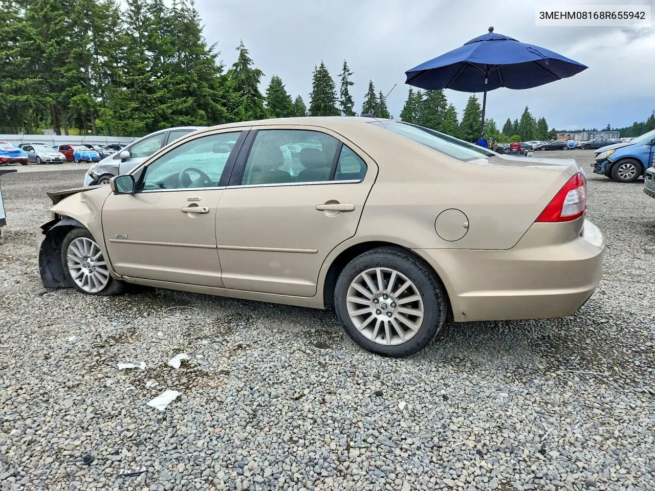 2008 Mercury Milan Premier VIN: 3MEHM08168R655942 Lot: 56453836
