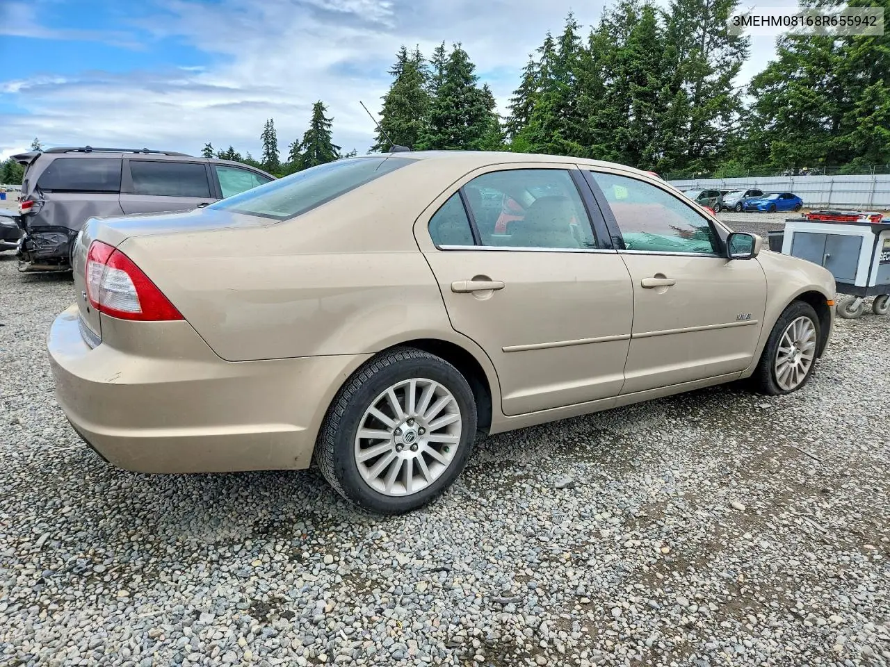 2008 Mercury Milan Premier VIN: 3MEHM08168R655942 Lot: 56453836