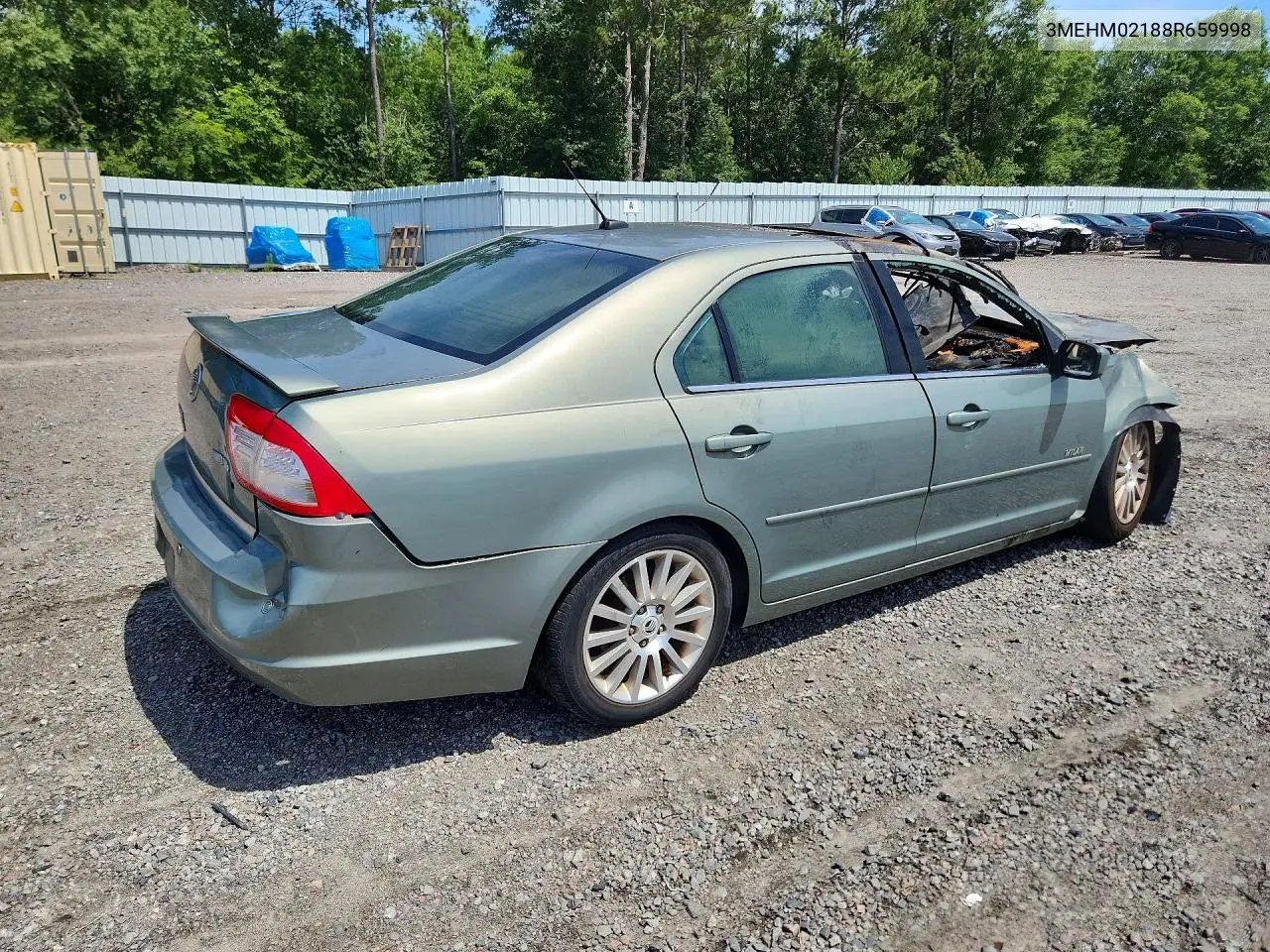 2008 Mercury Milan VIN: 3MEHM02188R659998 Lot: 57236446