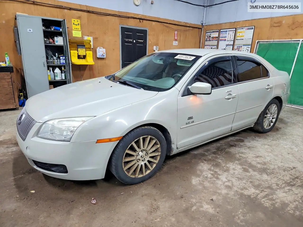 2008 Mercury Milan Premier VIN: 3MEHM08Z78R645636 Lot: 58973626