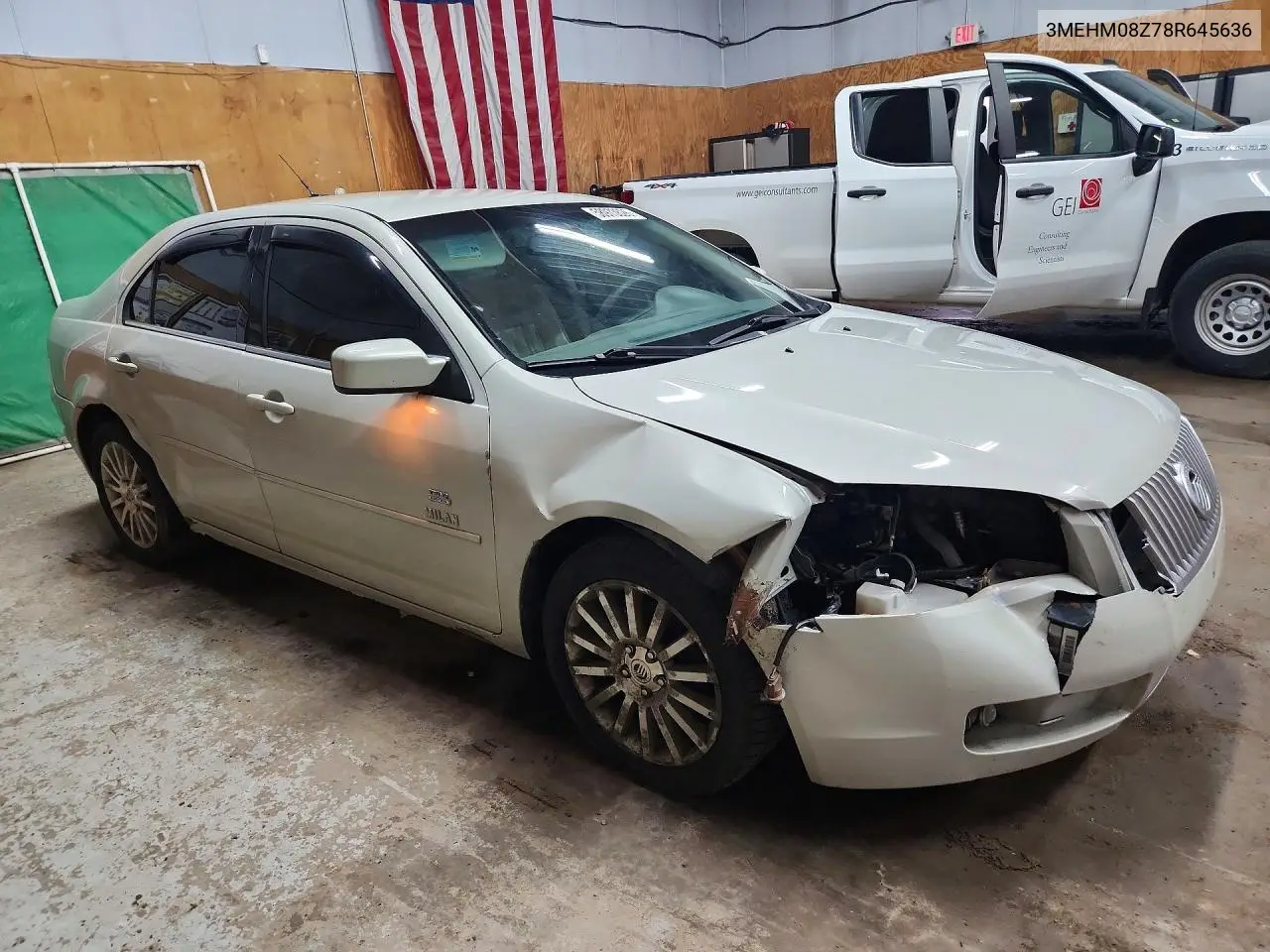 2008 Mercury Milan Premier VIN: 3MEHM08Z78R645636 Lot: 58973626