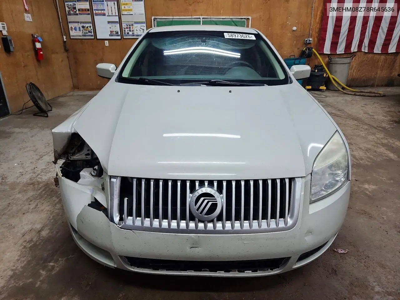 2008 Mercury Milan Premier VIN: 3MEHM08Z78R645636 Lot: 58973626