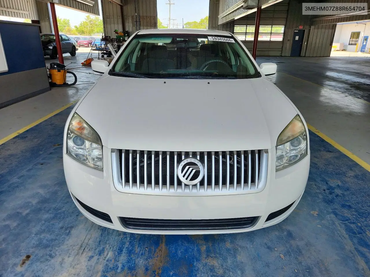 2008 Mercury Milan Premier VIN: 3MEHM07Z88R654704 Lot: 59349666