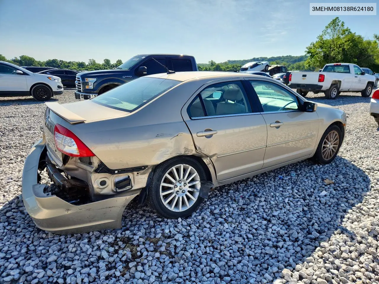 2008 Mercury Milan Premier VIN: 3MEHM08138R624180 Lot: 60149006