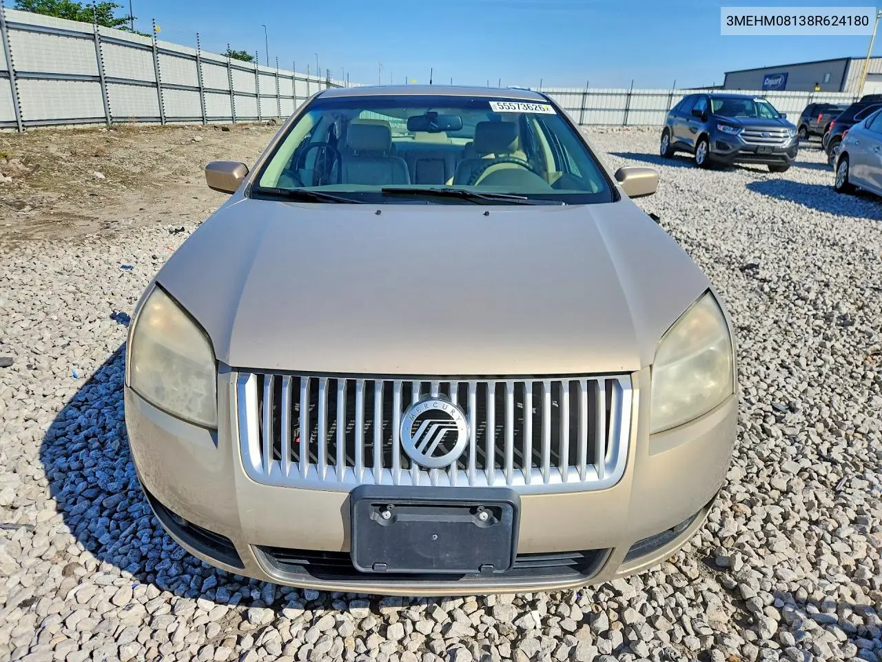 2008 Mercury Milan Premier VIN: 3MEHM08138R624180 Lot: 60149006