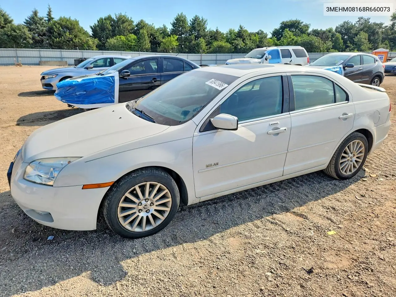 2008 Mercury Milan Premier VIN: 3MEHM08168R660073 Lot: 60941996