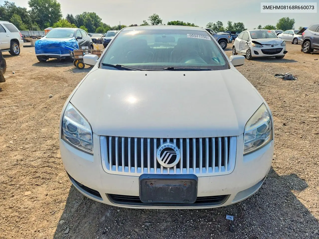 2008 Mercury Milan Premier VIN: 3MEHM08168R660073 Lot: 60941996