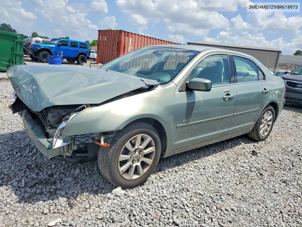 3MEHM07Z98R618973 2008 Mercury Milan