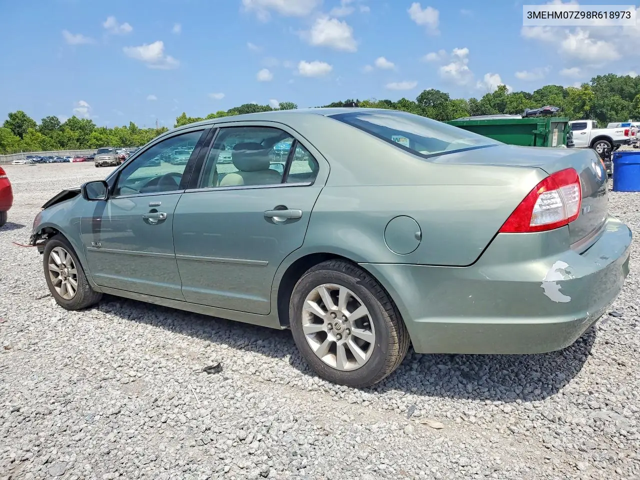 3MEHM07Z98R618973 2008 Mercury Milan
