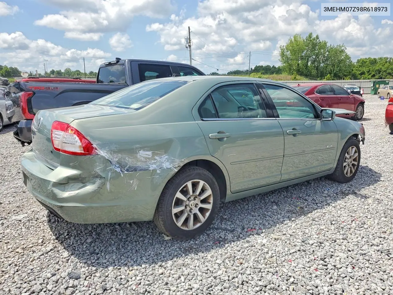 3MEHM07Z98R618973 2008 Mercury Milan