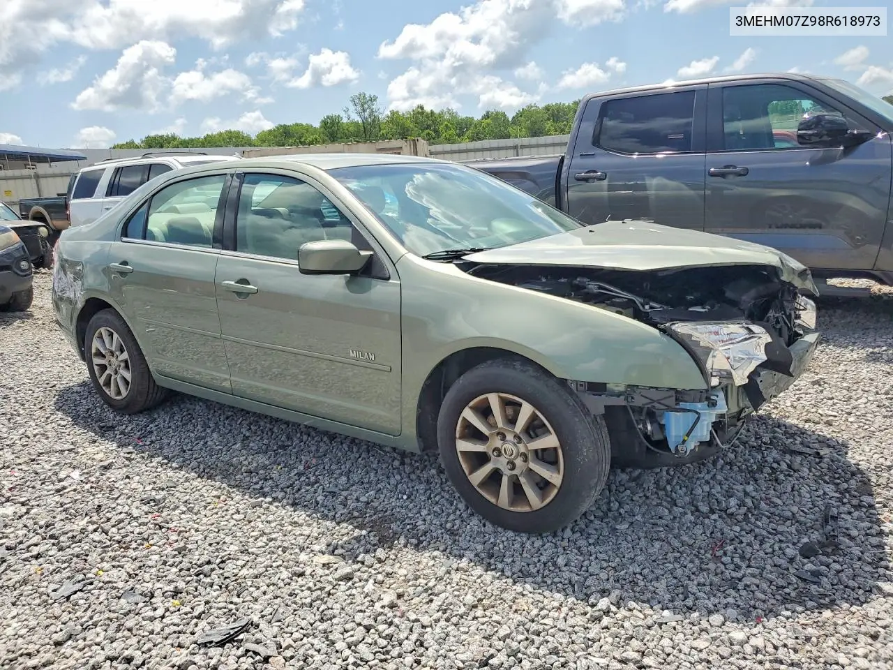 3MEHM07Z98R618973 2008 Mercury Milan