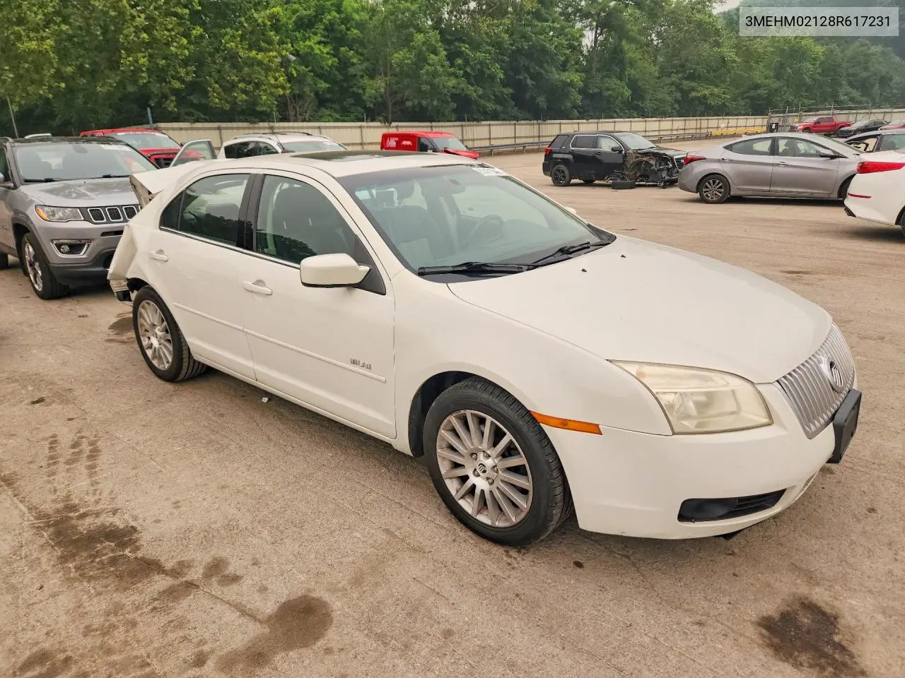 2008 Mercury Milan Premier VIN: 3MEHM02128R617231 Lot: 61471046