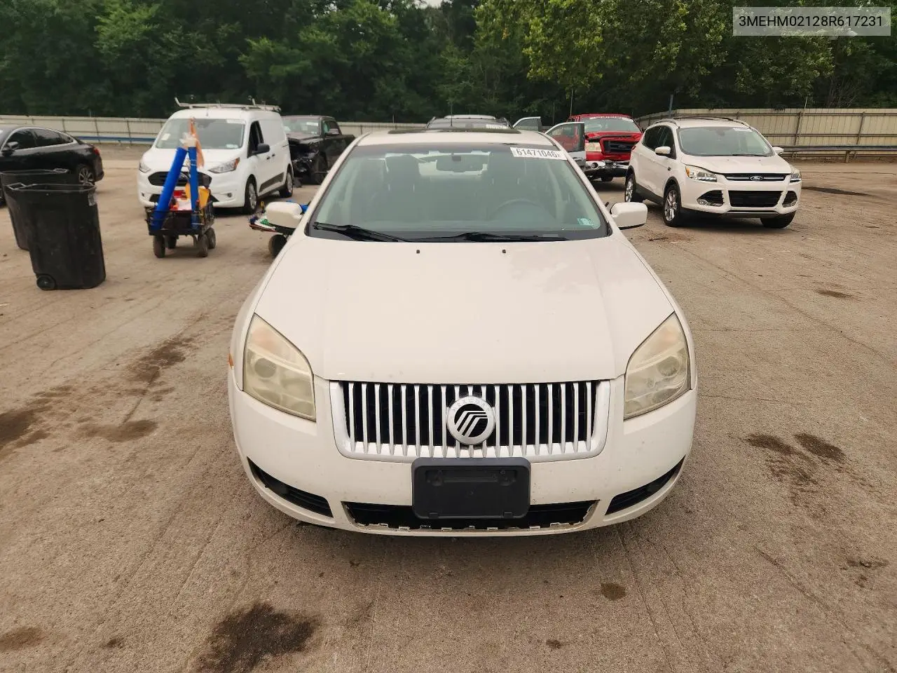 2008 Mercury Milan Premier VIN: 3MEHM02128R617231 Lot: 61471046