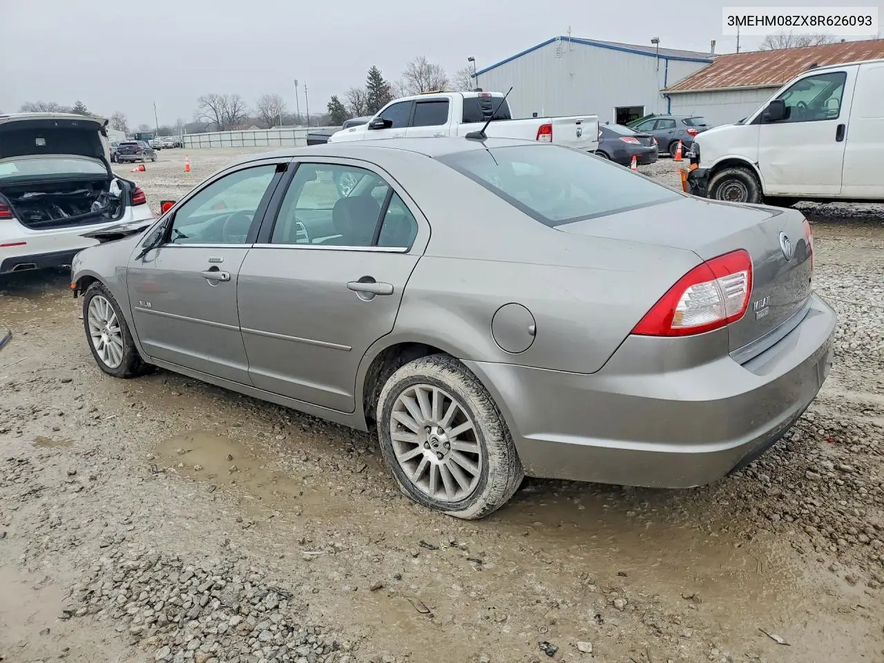 2008 Mercury Milan Premier VIN: 3MEHM08ZX8R626093 Lot: 78503915