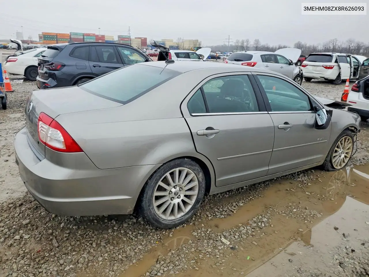 2008 Mercury Milan Premier VIN: 3MEHM08ZX8R626093 Lot: 78503915