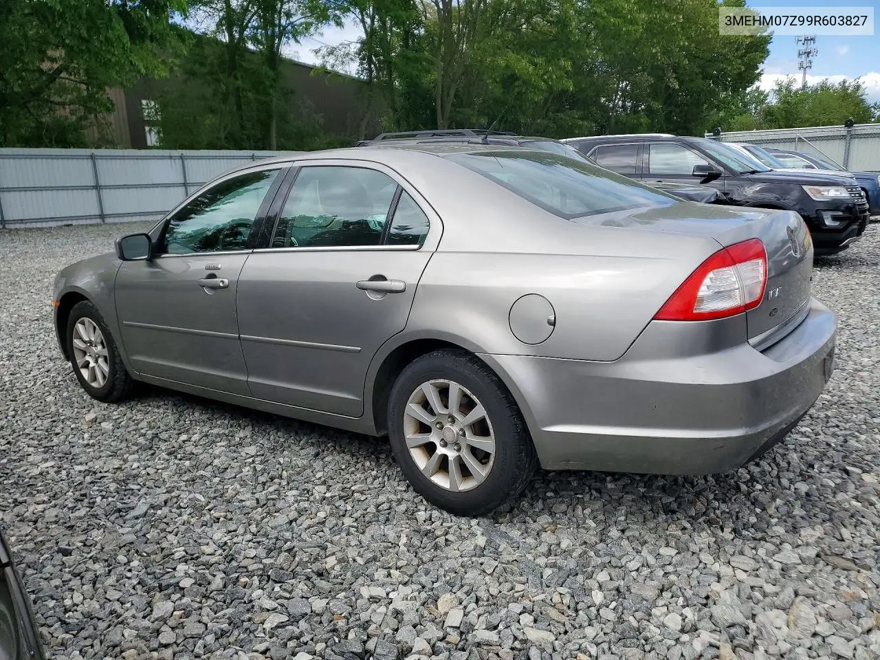 2009 Mercury Milan VIN: 3MEHM07Z99R603827 Lot: 54731146