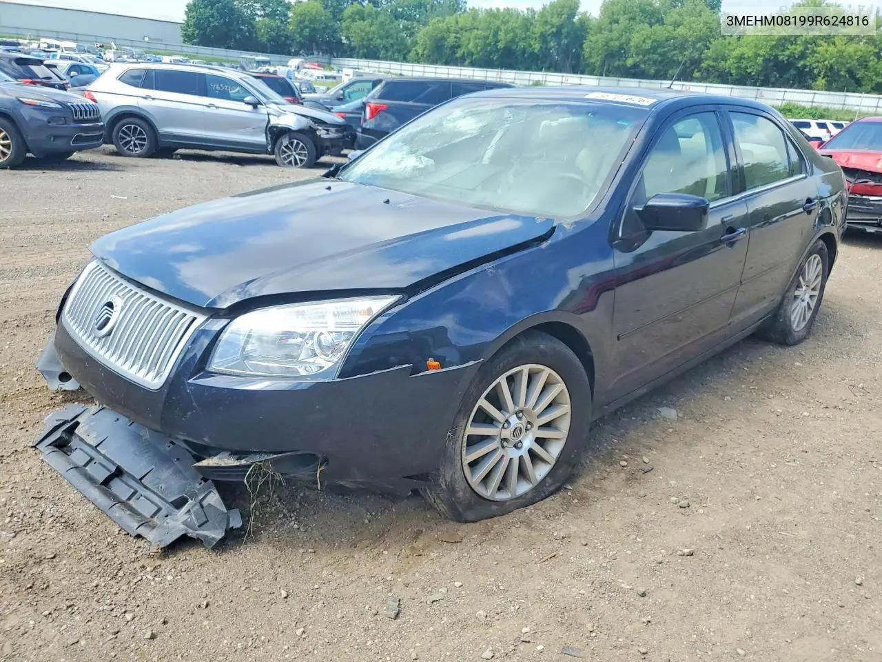 2009 Mercury Milan Premier VIN: 3MEHM08199R624816 Lot: 56707626