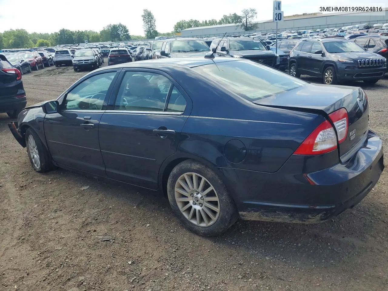 2009 Mercury Milan Premier VIN: 3MEHM08199R624816 Lot: 56707626