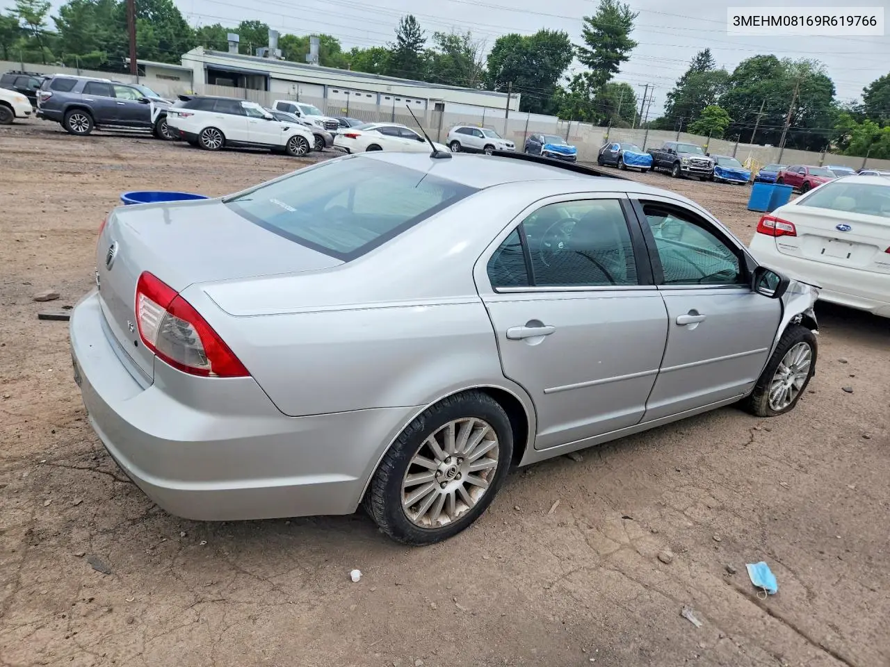 2009 Mercury Milan VIN: 3MEHM08169R619766 Lot: 60059026