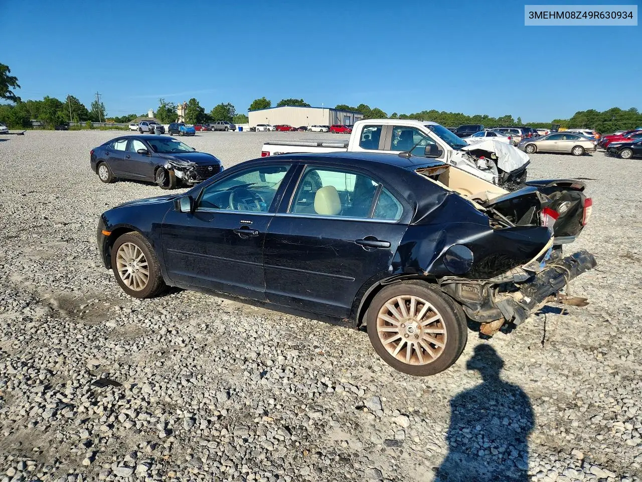 2009 Mercury Milan Premier VIN: 3MEHM08Z49R630934 Lot: 61530016