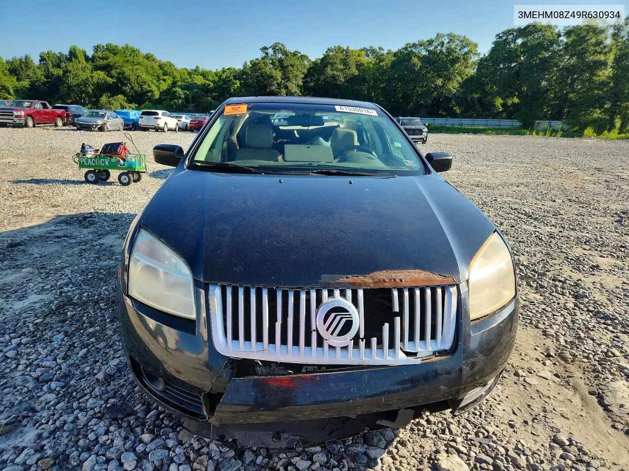 2009 Mercury Milan Premier VIN: 3MEHM08Z49R630934 Lot: 61530016
