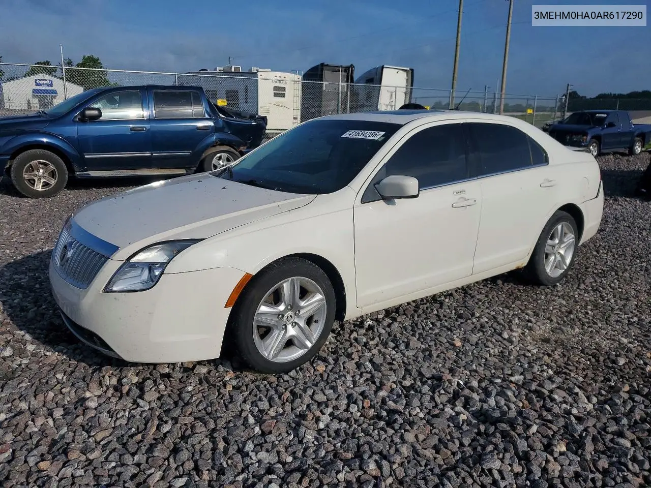 2010 Mercury Milan VIN: 3MEHM0HA0AR617290 Lot: 41634286