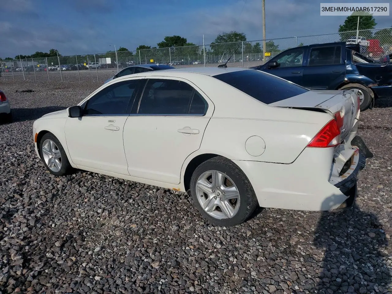 2010 Mercury Milan VIN: 3MEHM0HA0AR617290 Lot: 41634286