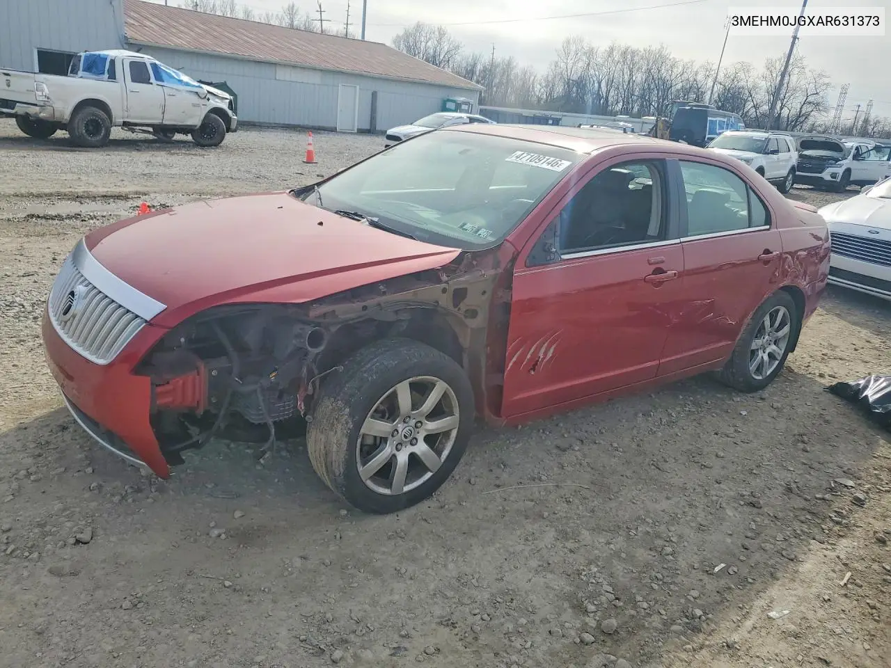 2010 Mercury Milan VIN: 3MEHM0JGXAR631373 Lot: 47109146